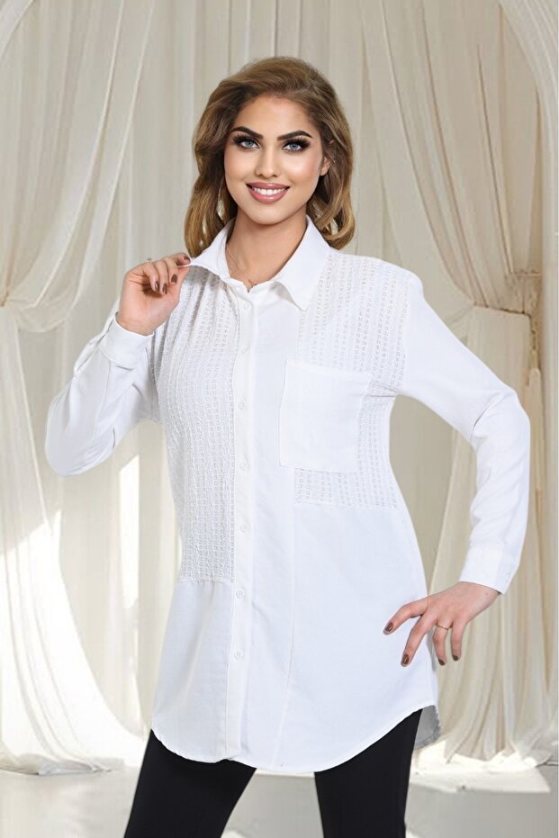 Linen Shirt Buttoned - 2