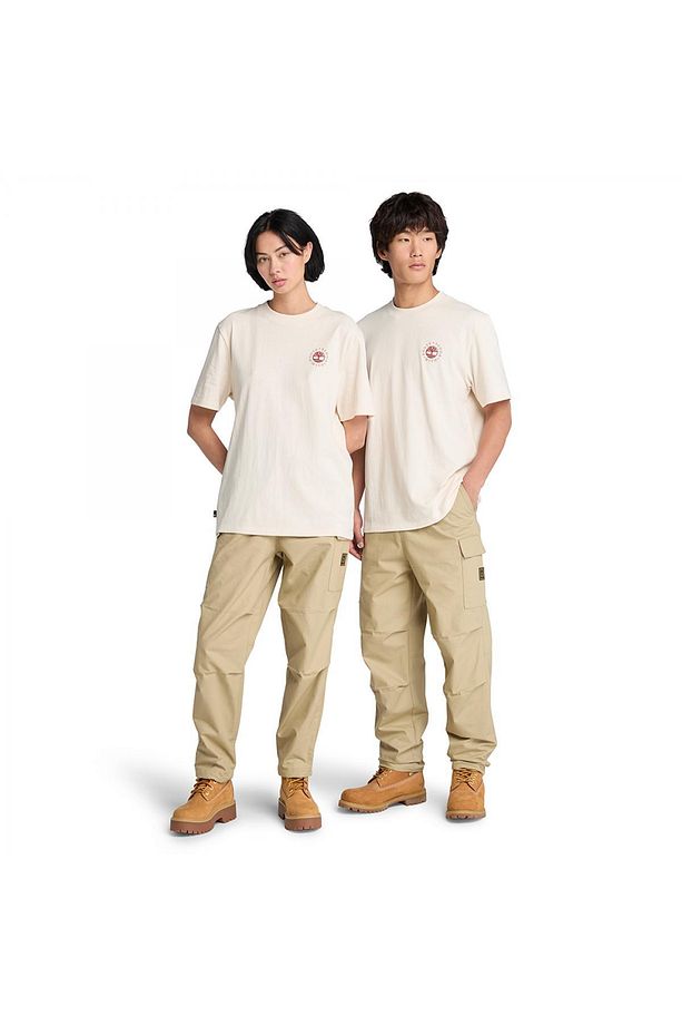 Tb0a6dpd Washed Boot Lab Back Graphic Tee Beyaz Erkek T-shirt - 2