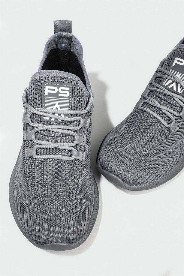 Spor Ayakkabı Sneaker Triko Nefes Alır Yumuşak Taban Bağcıklı Sneaker Unisex - 3