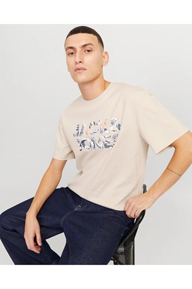 Jack&Jones 12268127 Jjebryan Corp Logo Tee Short Sleeve Men Tsh