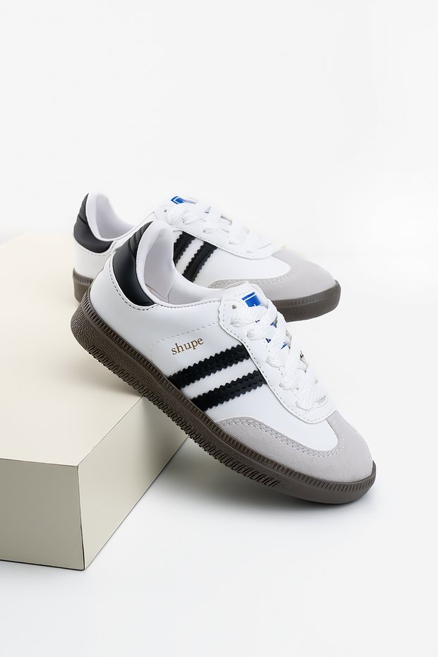 Girls Boys Children Baby White Black Sports Shoes Kids Sneaker