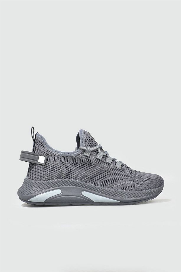 Spor Ayakkabı Sneaker Triko Nefes Alır Yumuşak Taban Bağcıklı Sneaker Unisex - 2