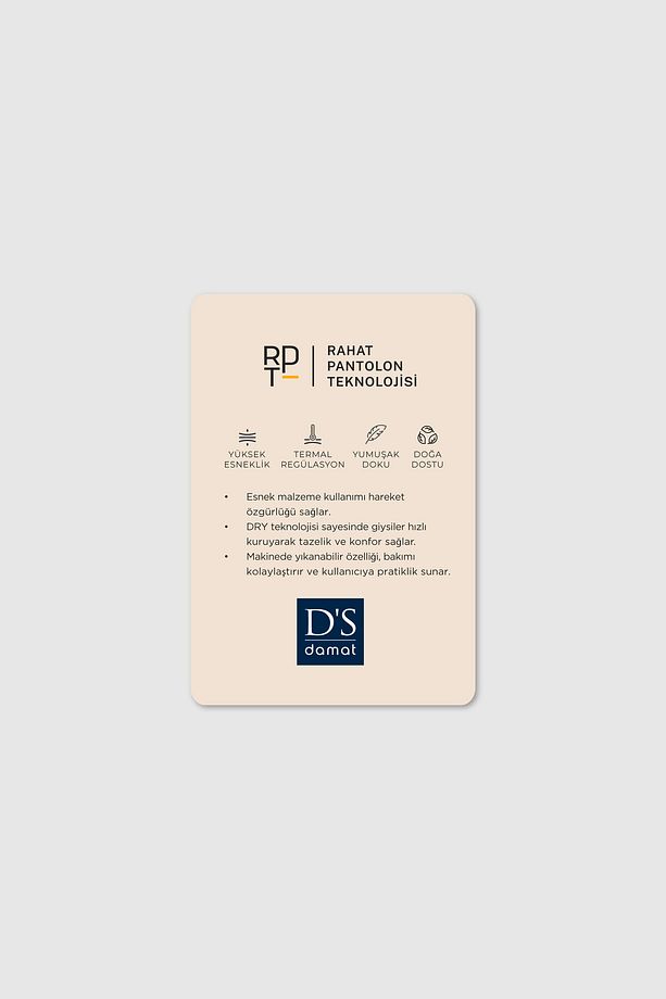 Ds Damat Relaxed Fit Haki Armürlü İnce Ve Hafif Rpt Jogger Pantolon - 6