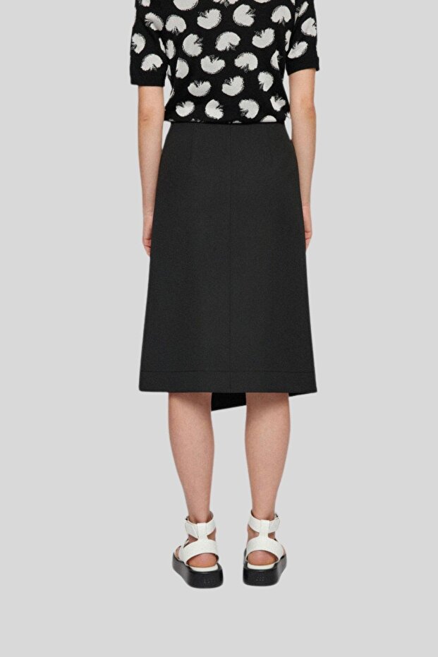 Regular Fit Kadın Etek Siyah - 4