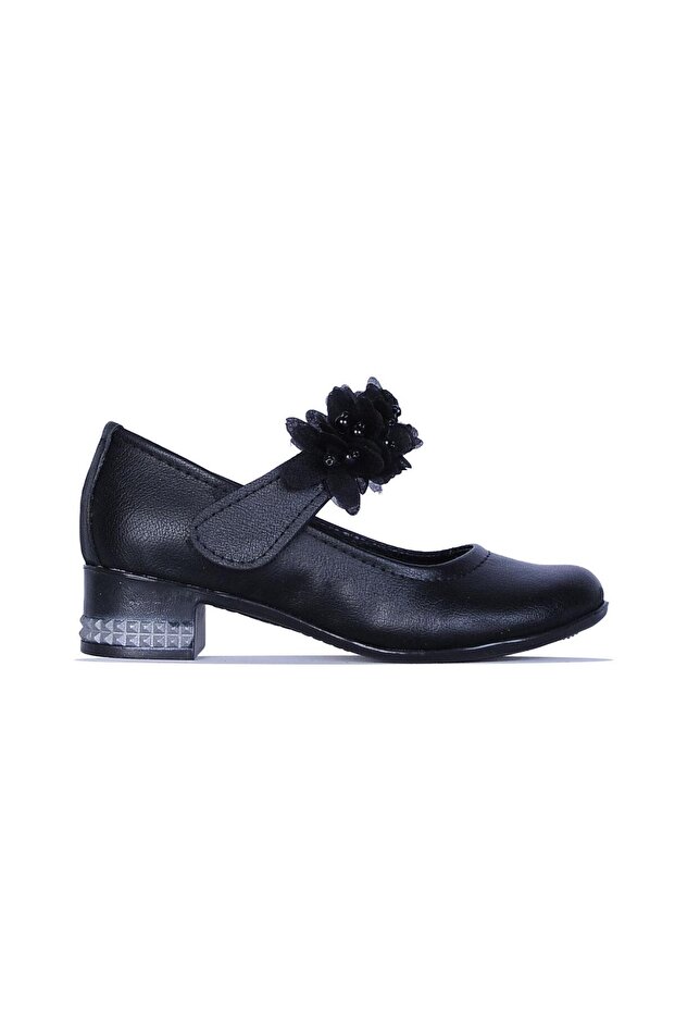 26-Herbebe Frilly 3cm Girls' Heeled Shoes