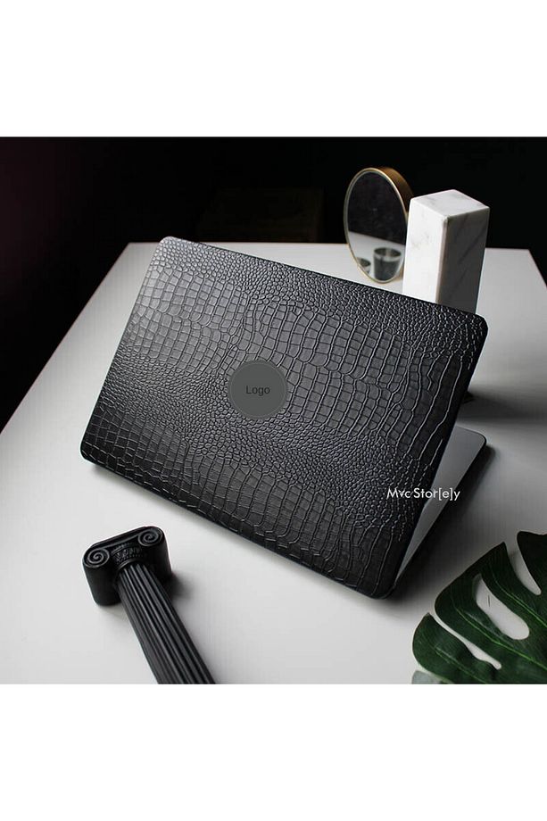 Macbook Air M1 Deri Kılıf 360 Derece Kaplama (TOUCHID'Lİ M1 AİR) A2337 A2179 A1932 Ile Uyumlu - 4