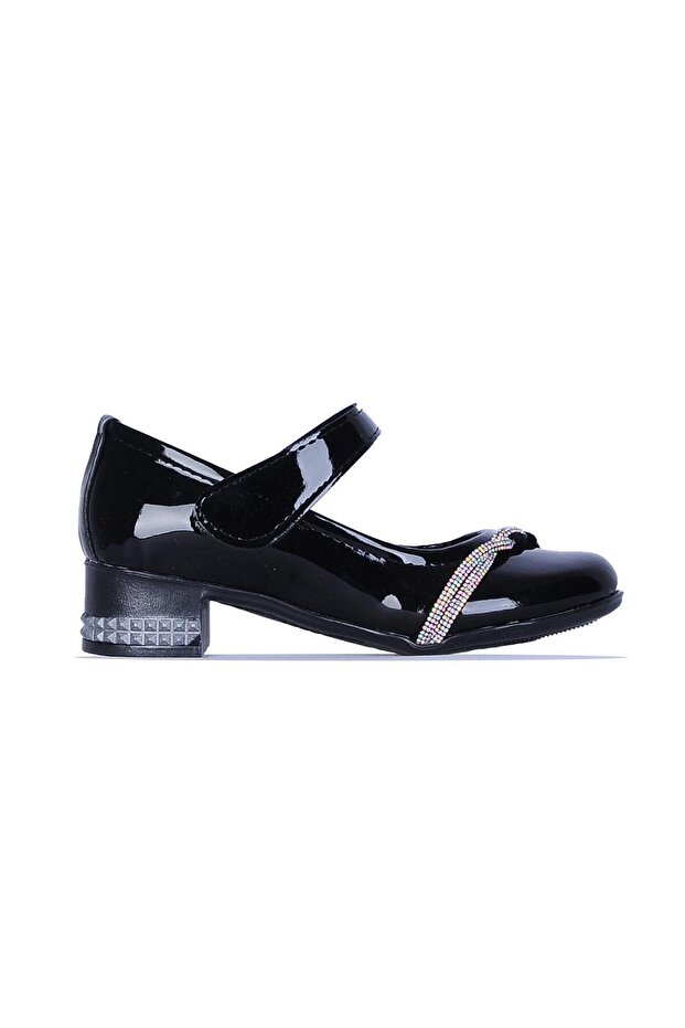 25-Herbebe Stone 3cm Girls' Heeled Shoes