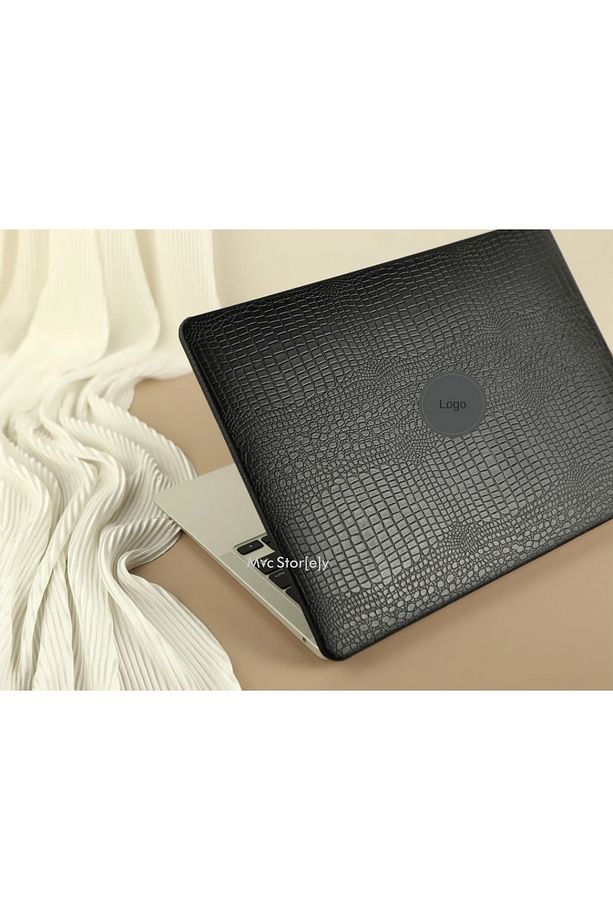 Macbook Air M1 Deri Kılıf 360 Derece Kaplama (TOUCHID'Lİ M1 AİR) A2337 A2179 A1932 Ile Uyumlu - 8