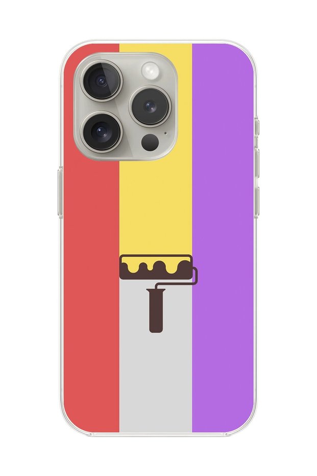 حافظة شفافة متوافقة مع هاتف iPhone 13 Pro Max مع تصميمين ملونين