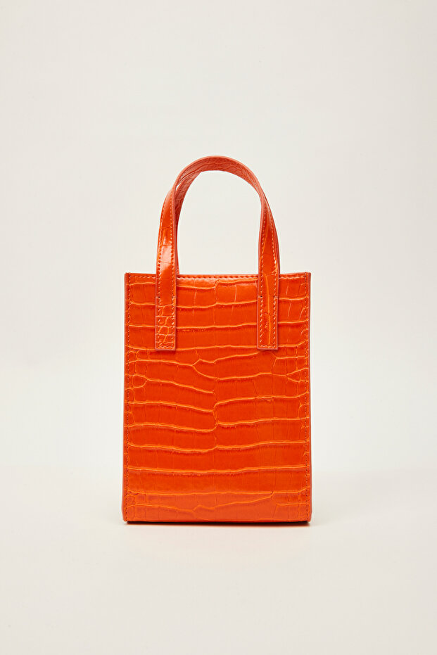 Mini Boy İkonik Croco El Çantası - 3