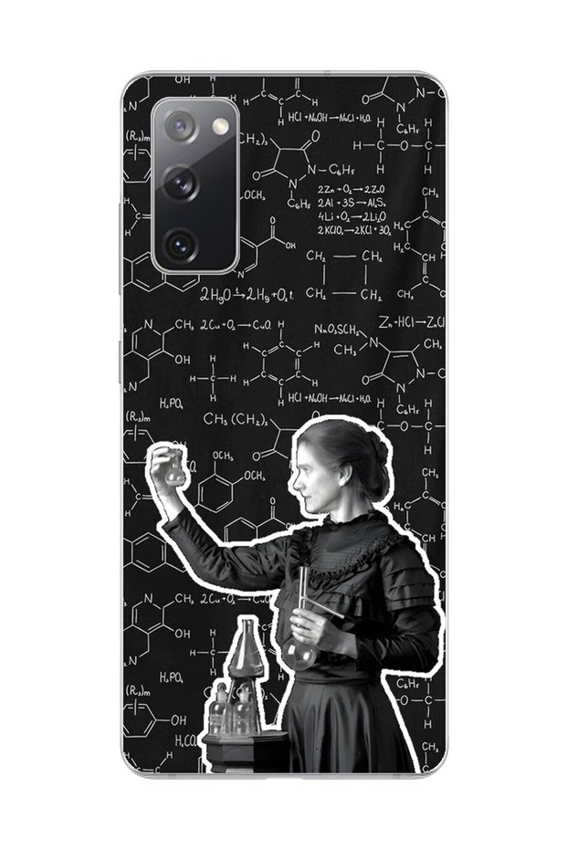 Clear Case Compatible with Samsung Galaxy S20 Fe Marie Curie Design