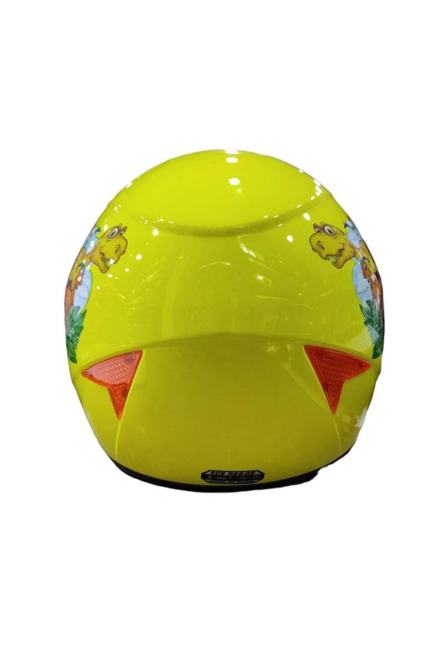 -sy118 Çocuk Kask Dino Yellow - 3