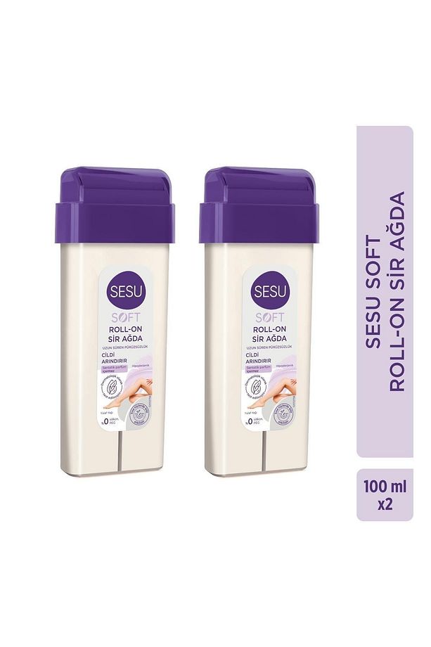Soft Roll-on Sir Ağda Normal Ciltler 100 ml X 2 Adet - 1