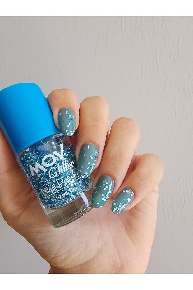 Glitter Simli Oje Beyaz No:5 - 5