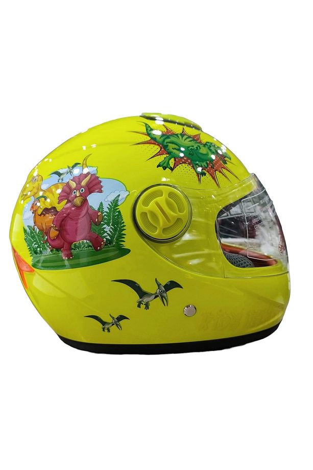 -sy118 Çocuk Kask Dino Yellow - 2
