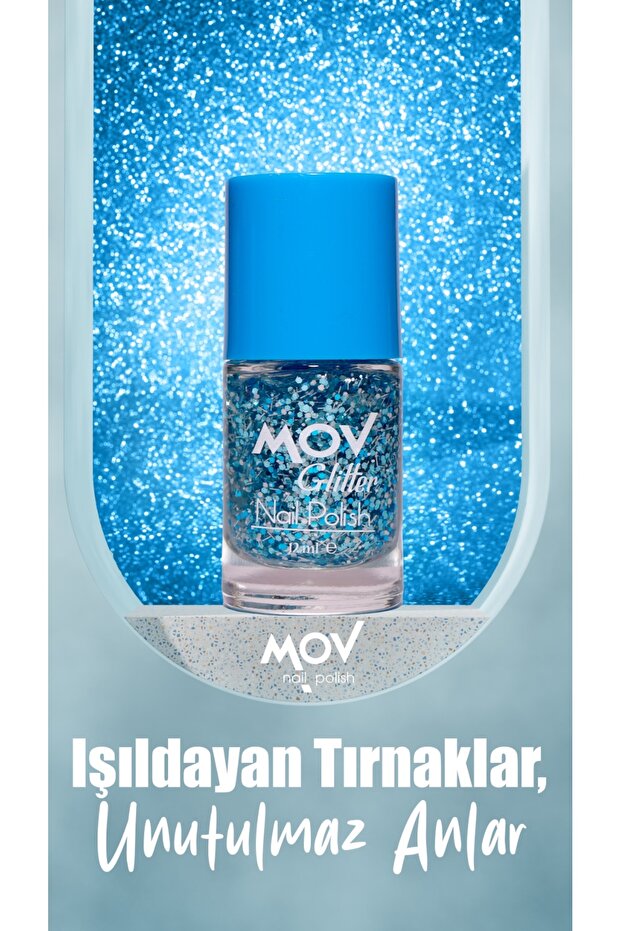 Glitter Simli Oje Beyaz No:5 - 1