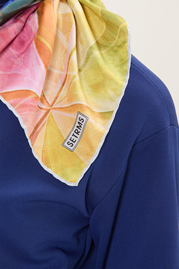 Yaprak Desenli Eşarp - 3