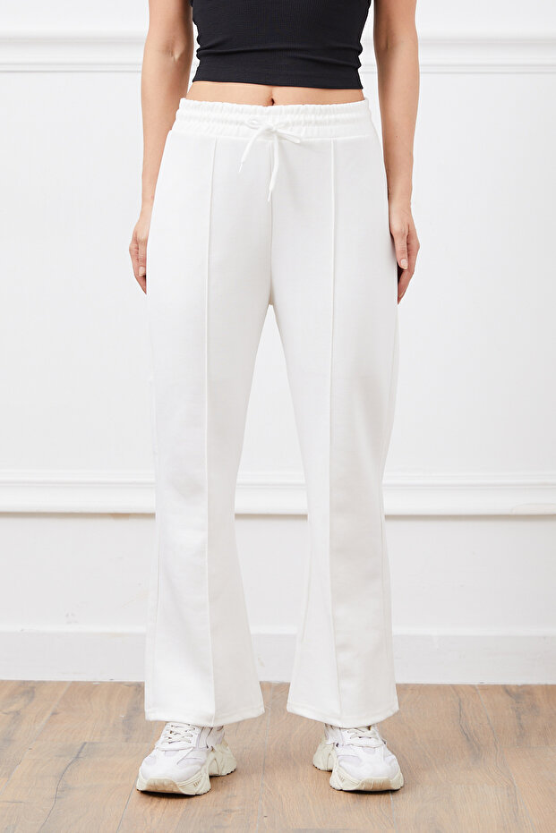 İspanyol Paça Modal Pantolon - 5