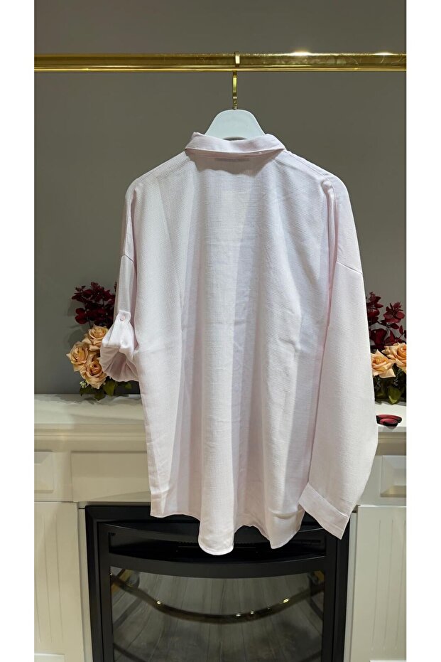 Gömlek-XL - PEMBE - 4