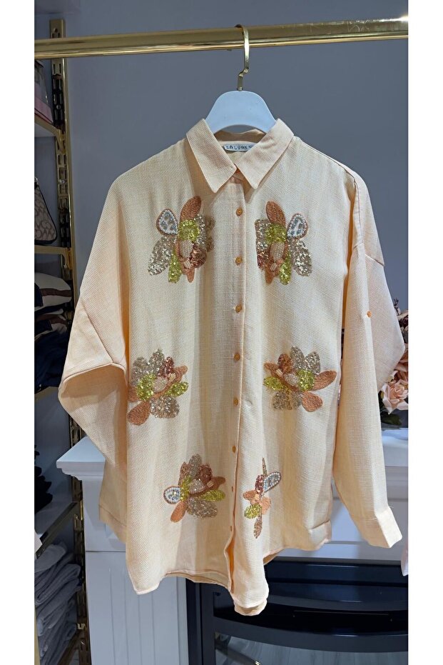 Gömlek-XL - PEMBE - 7