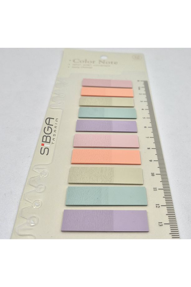 Şeffaf Renkli Postit Post-it Post It. Kitap Ayracı Ayraç Postit Sticker Not Kağıdı 200 yaprak - 5