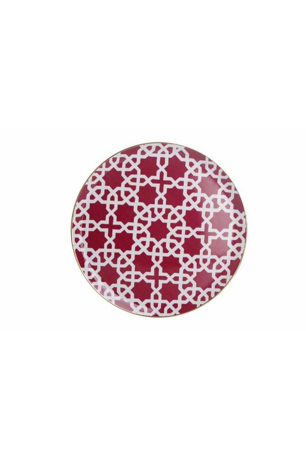 04a P018771 Morocco Desen5 Düz Tabak 28cm Mor - 2