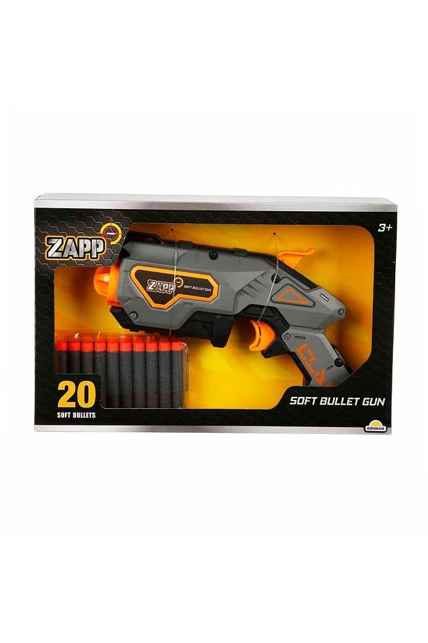 Mlvx 4576 Zapp Toys 20 Mermili Sünger Dart Atan Silah 28 Cm Mlv  Blsm - 1