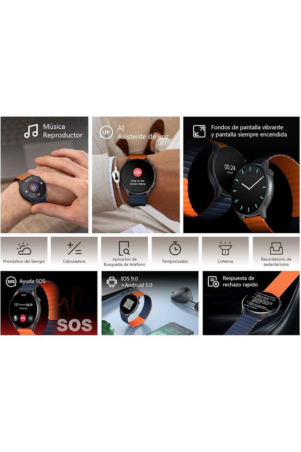 KIESLECT Calling Watch Kr Pro Black - 6