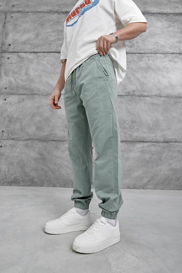 Mint zelene Yp elastične pantalone - 1