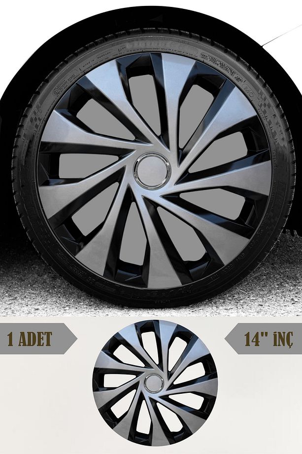 Fiat Albea Palio Doblo Tipo Marea Tempra 14'' İnç Jant Kapağı 1 ADET Çift Renk 304 - 1