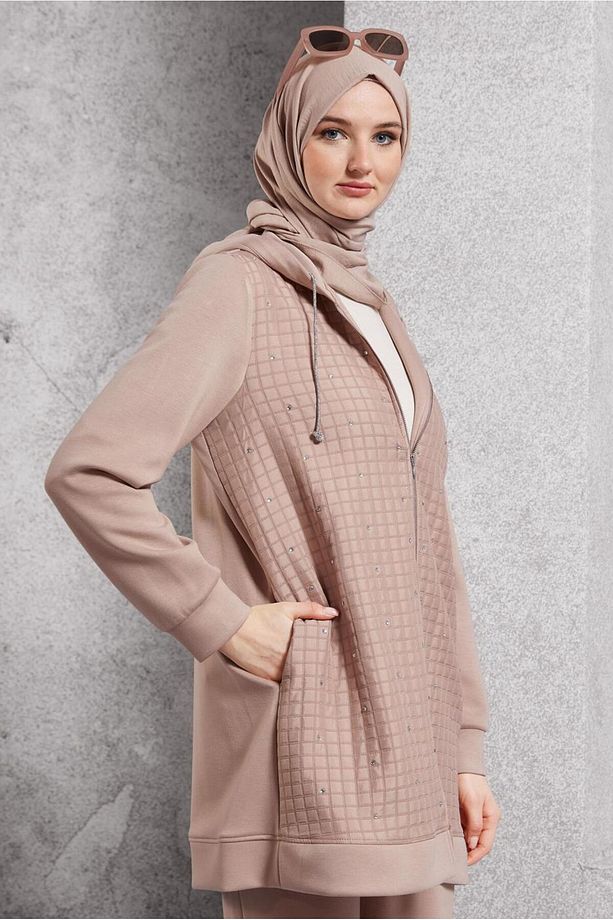 KAPİTONE DESENLİ EŞOFMAN TAKIM 45038 - 2