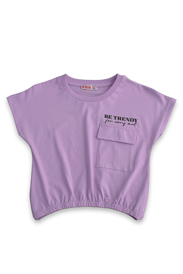 تي شيرت "كن عصريًا" (أرجواني) - 1