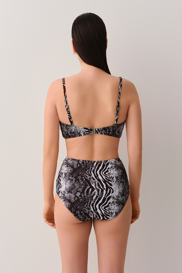 Savage Biyeli Üçgen Bikini Üst - 4