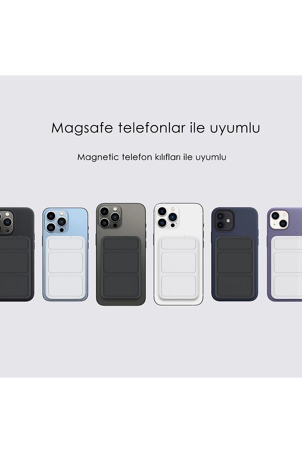 Magsafe Powerbank 7000mah 20w Hızlı Şarj Standlı Ve Taşınabilir Iphone Ve Android Uyumlu - 2