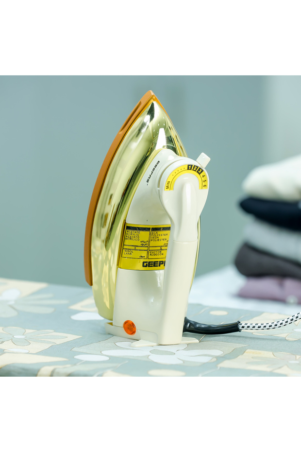 1000W Heavy Weight Automatic Dry Iron,Teflon Plated Sole Plate, Overheat Protection- GDI23011