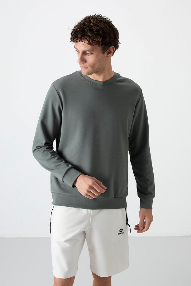 Çağla Basic O Yaka Rahat Form Erkek Sweatshirt - 88053 - 4