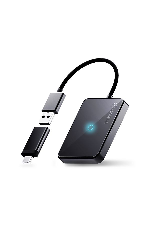 Duo Araç İçi Kablosuz CarPlay ve Android Auto Adaptörü | Apple iOS ve Android Cihazlarla Uyumlu - 1