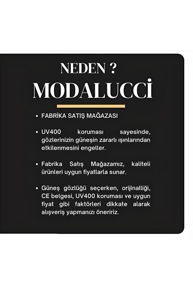 MODALUCCİ GÜNEŞ GÖZLÜĞÜ - 6