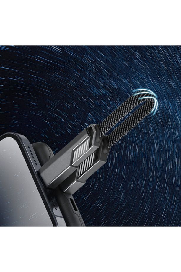 4+1 Kısa ip örgü Hızlı Şarj Kablosu(Type-C 60W PD,Lightning 30W+Micro USB)for(Samsung,Xiaomi,İphone) - 4