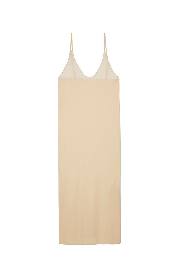 Gold Pullu Uzun Triko Elbise - 7