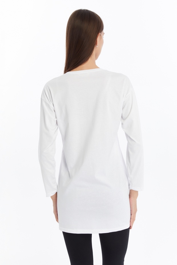 KUŞ BASKILI TUNİK - 4