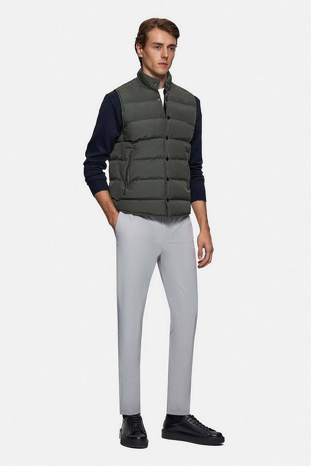 Regular Fit Lacivert Düz Örgü Yün Karışımlı Hirka - 4