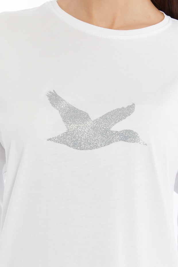 KUŞ BASKILI TUNİK - 7