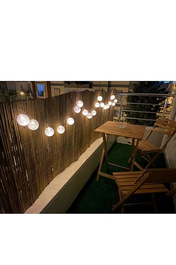 Kamış Hasır Balkon Çiti Bahçe Çiti 70 Cm X 4,50 Metre - 2