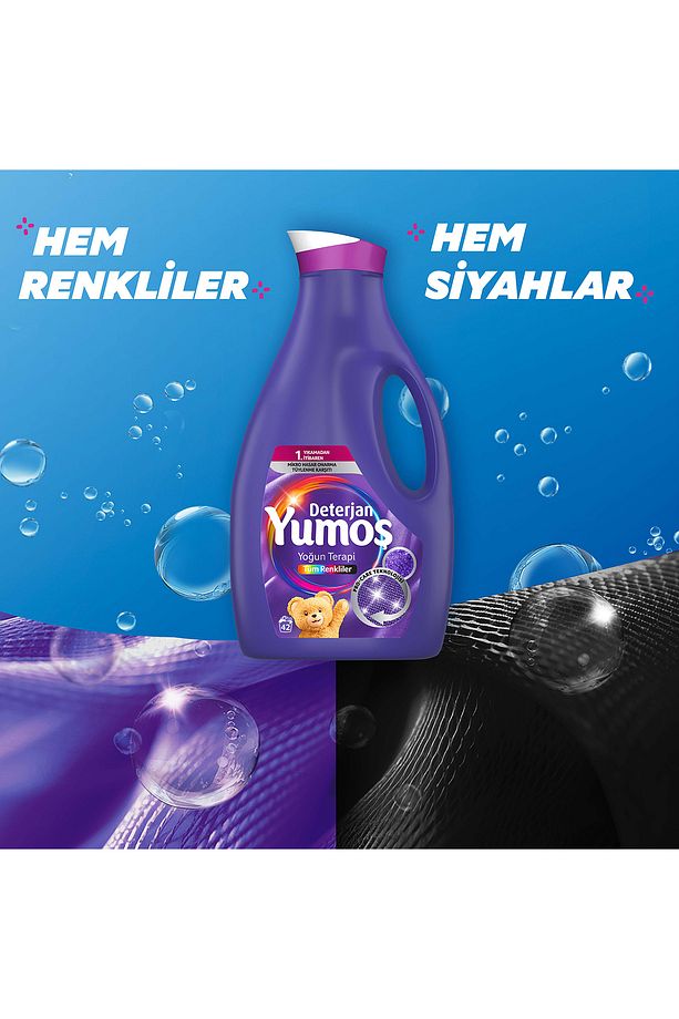 Yumoş Extra Yumuşatıcı Lotus ml 1440ml x2 +Yumoş Sıvı Deterjan Yoğun Terapi Tüm Renkliler 2520ml x2 - 8