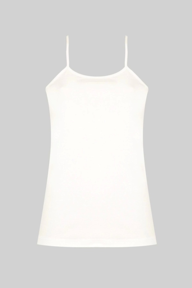Women's Ribbed Satin Thread Strappy Undershirt 6 Pack 177