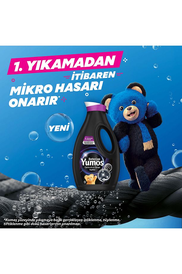 Sıvı Bakım Çamaşır Deterjanı Siyah Ve Koyu Renkliler 1690 ml 3 Adet - 3