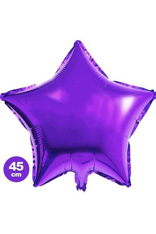 Star Foil Balloon Purple (45 cm)