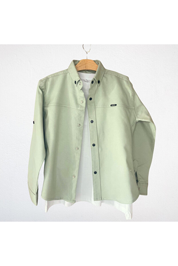 سترة قميص الكتان - 2