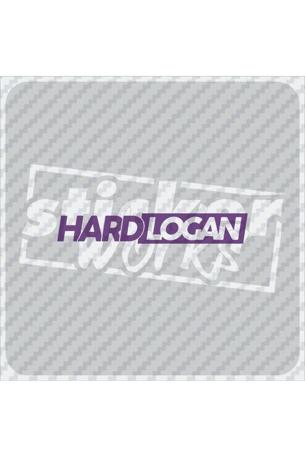 Hard Logan Sticker